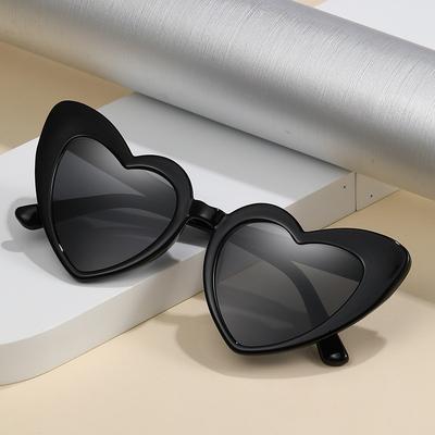 886 verbesserte Version der gleichen Trendmode Pfirsichherz-Sonnenbrille Europäische und amerikanische Liebes-Sonnenbrille für Frauen