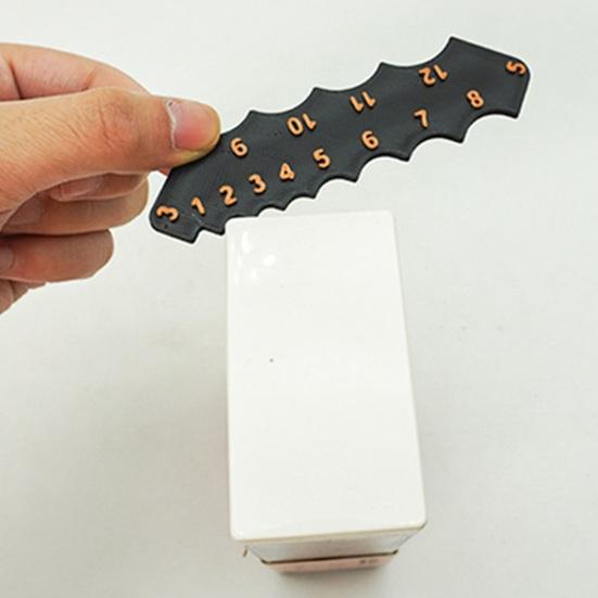 Round Corner Size Measurement Tool 3D Number Display Heavy Duty Portable Professional Accurate Corner Radius Gauge Measuring Tools