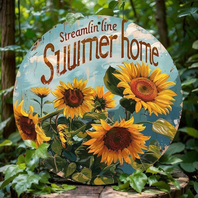 Retro Metal Tin Sign, Wall Art Home Decor, Vintage 2D Plaque