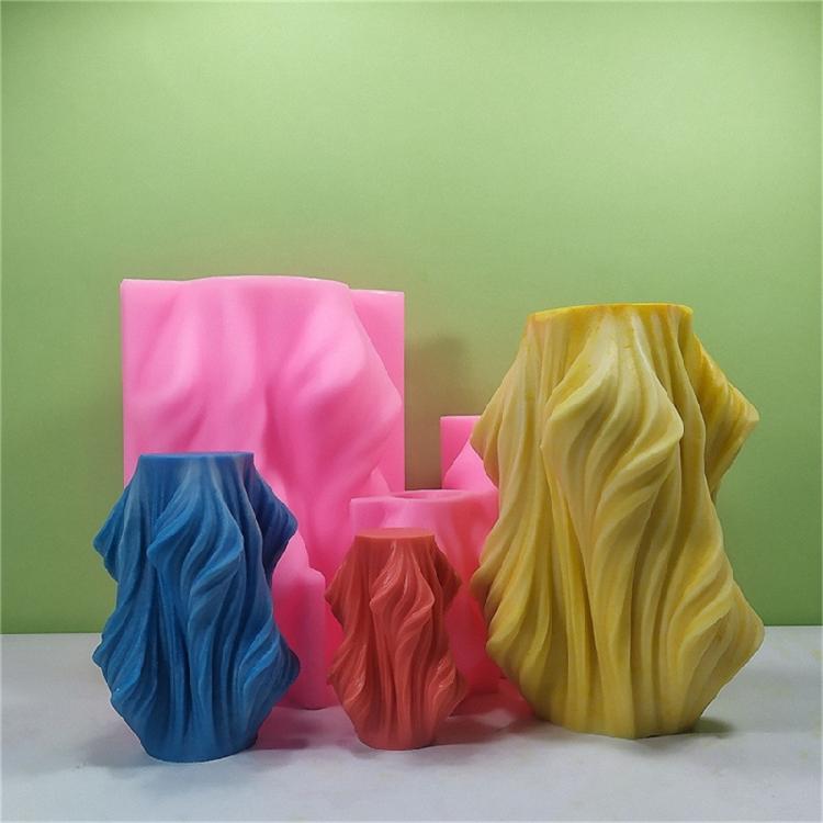 Silicone Candle Molds Epoxy Resin Mold DIY Handmade Soap Making Gypsum Mould