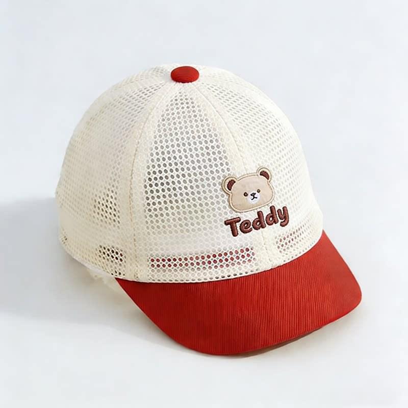 Kids Summer Thin Breathable Mesh Baseball Cap Cute Sun Protection Visor Hat For Baby Boys And Girls