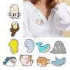 Creative Cartoon Sea Animal Brooches Colorful Sea Animal Brooches Clothing Jewelry for Fashion Enthusiasts and Sea Lover