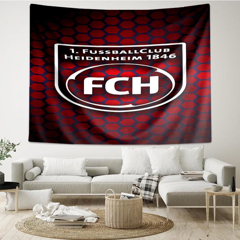 Heidenheim Squad Printed Tapestry, for Bedroom,Livingroom, dormitory, Large Wall Decor, Fabric Decor Fan Birthday Gifts