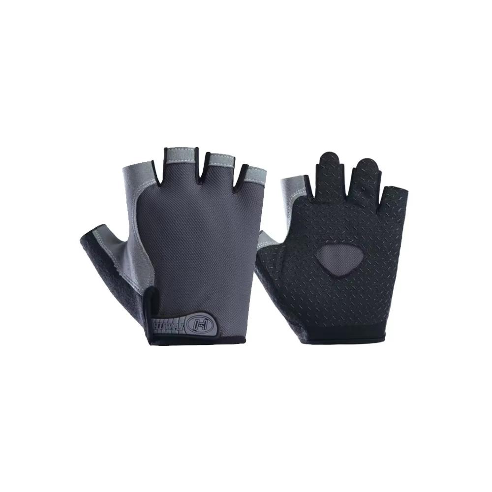 Gym Gloves Woman Men Weight Lifting Crossfit Bodybuilding Dumbbells Glove Anti Slip Fingerless Gloves for Exercise Powerlifting