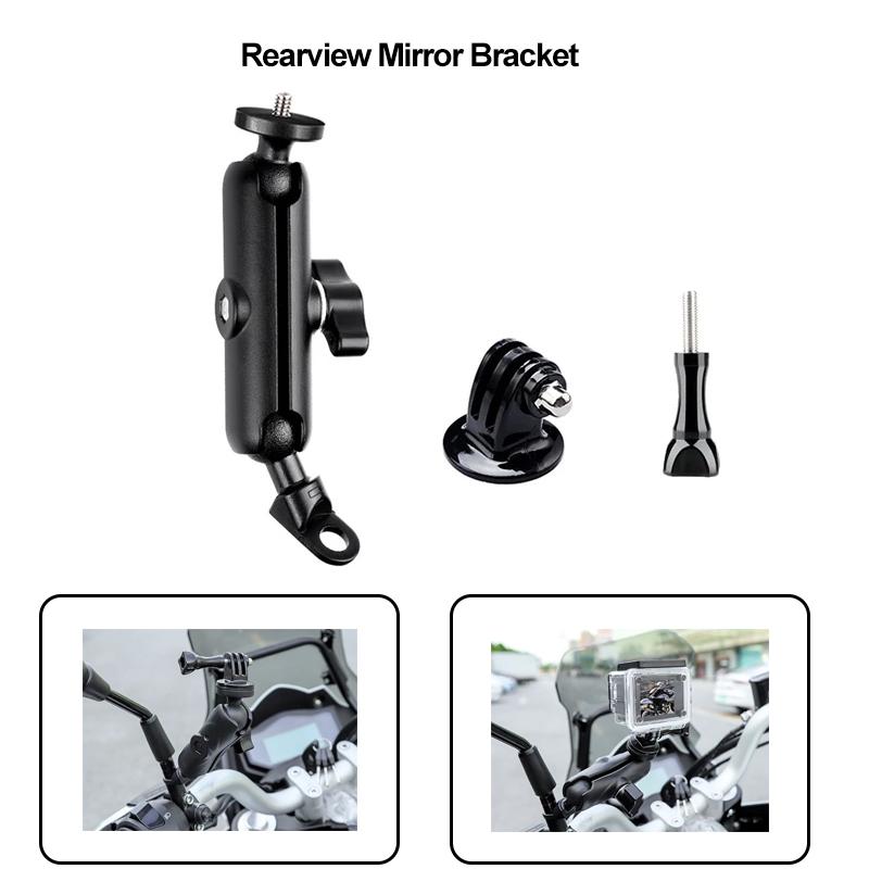 Aluminum Handlebar Mount Bike Motorcycle Holder For GoPro Hero 13 12 11 10 9 8 7 Insta360 X2 X3 X4 DJI Osmo Action 5 4 3 Camera