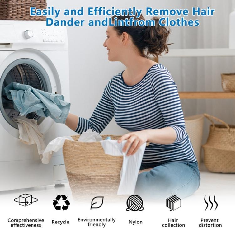 Safe Fabric Protective Debris Hair Catcher Ball Works Well In Front Loading Washers
