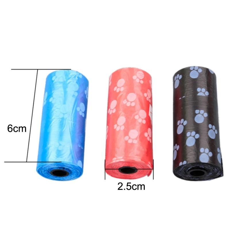 Pet Waste Bag Dispenser, Degradable Pet Dog Waste Poop Bag Pet Waste Clean Poop Bags 10pcs
