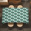 Abstract Diamond Tablecloth Minimalist Style Waterproof Polyester Picnic Blanket Camping Table Cover Home Kitchen Decor