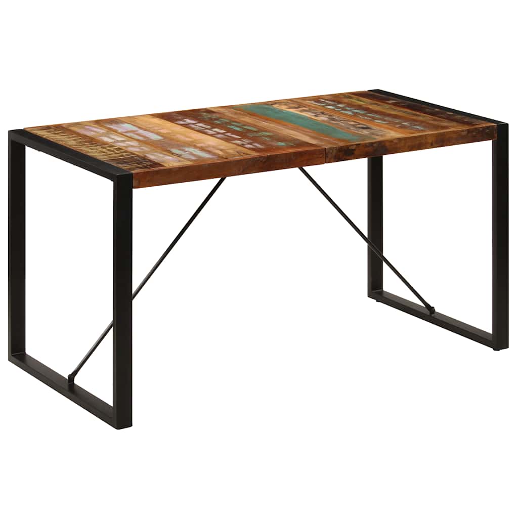 Dining Table 140 x 70 x 75 cm Solid Reclaimed Wood