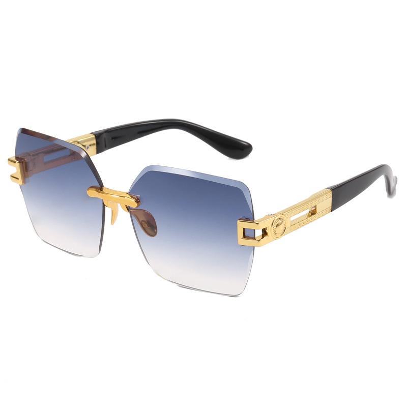 New Women's Fashion Sunglasses Women Borderless Trimming Square Sun Glasses Lady's Summer Trend Eyewear UV400