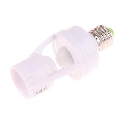 360 Stupňů Lidská Indukce Pohybu Senzor Lampa Patice Základna Ac85-265V Spínač Času Zpoždění E27 Základna Držák Patice Adaptér Převodník