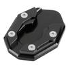 Side Stand Plate Black Motorcycle Alloy Load Capacity Anti-Slip Pad