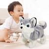 Electronic Dog Robot Lifelike Walking Barking Wagging Tail Puppy Plush Cute