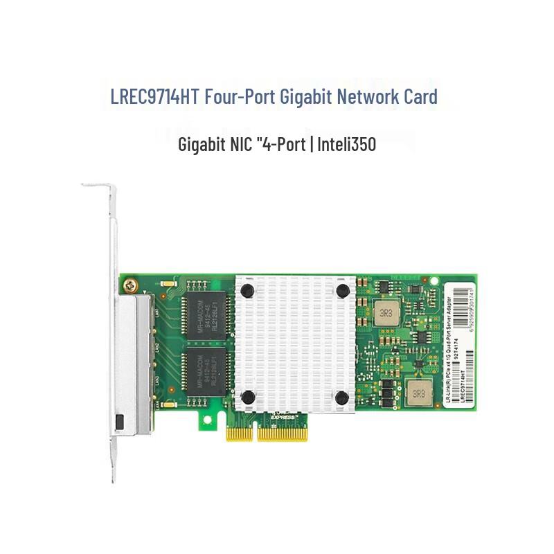 

LREC9714HT PCIeX4 Gigabit Ethernet Network Card