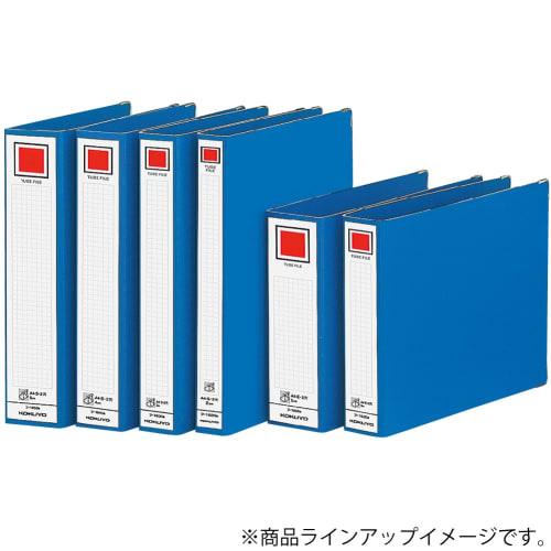 KOKUYO Fu-1650B Tube File M Type A4 Vertical 50mm Binding 2 Holes Blue