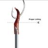 Hollow Fishing Baits Threader Earthworm Hooking Needle 20cm Stainless Steel Ideal for Quick Hook Preparation