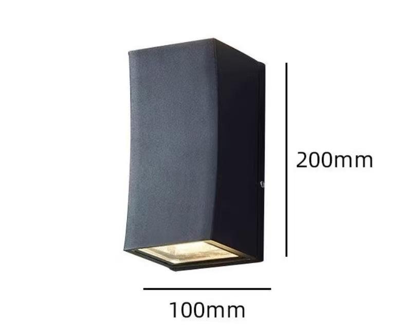 Modern Minimalist Four-Leaf Clover Outdoor Waterproof Wall Light for Courtyard, Balcony, and Aisle Decoration