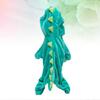 Green Dinosaur Costume For Pets Size L 2Pcs Comfortable Four- For Parties And Daily Use