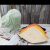 Small Cloth Label Fisherman Hat Double-sided Sun Protection Sun Hat Summer Sun Protection Hat for Women