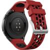 Correa de Silicona para Huawei Watch GT 2e, Roja / Negra