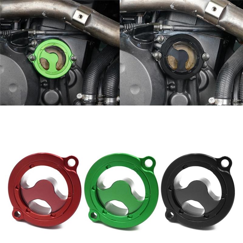 For Kawasaki KLR650 KLR 650 1987- Motorcycle Oil Filter Cover Cap CNC Aluminum Motorcycle Accessories