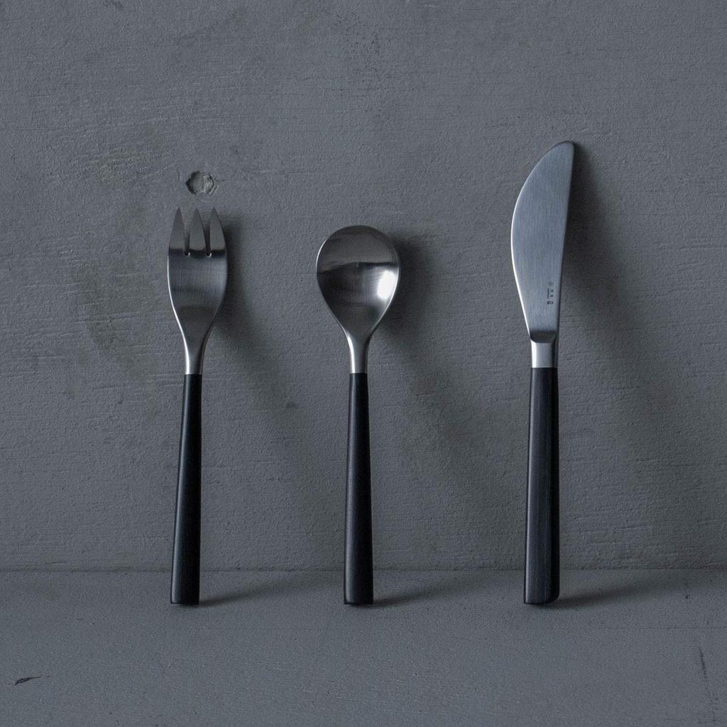 Sori Yanagi Cutlery with a Simple Form That Pursues Ease of Use Stainless Steel Dessert Fork Refined Design for a Smooth Mouthfeel Dishwasher Safe