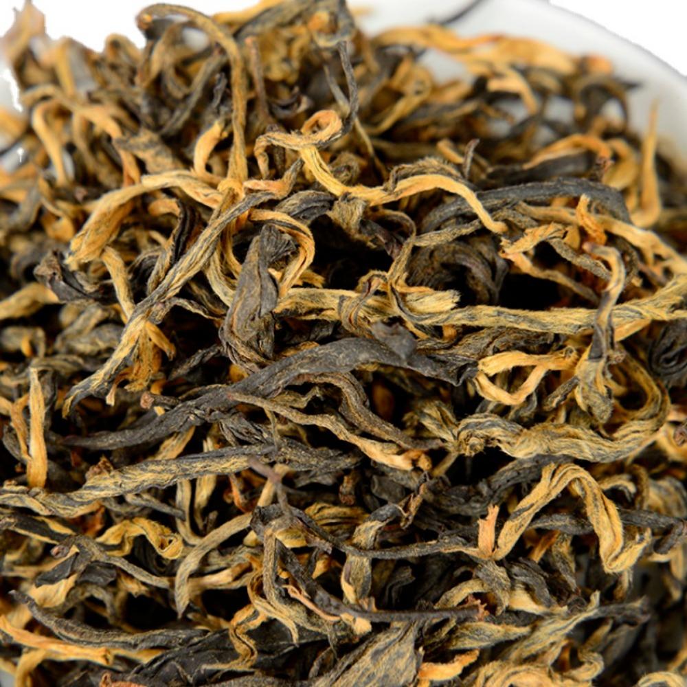500g Yunnan Fengqing Dian Hong Herbata Jednolistna Zakrzywione paski Herbata czarna Kung Fu