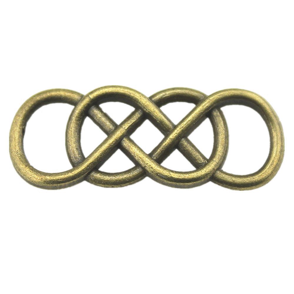 Infinity Connectors Heart Bracelets Charms Lightning Romantic Jewelry Findings