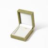 Luxurious Velvet Jewelry Box with Thickened Right-Angle Convex Edges for Rings, Pendants, and Bracelets