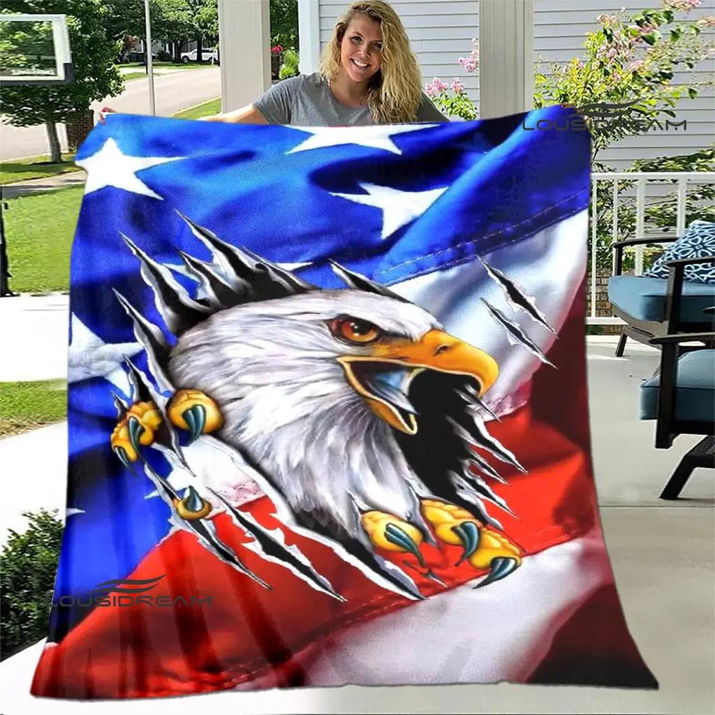 3D Eagle Printing blanket flannel Soft and comfortable blanket blankets for beds picnic blanket warm blanket birthday gift