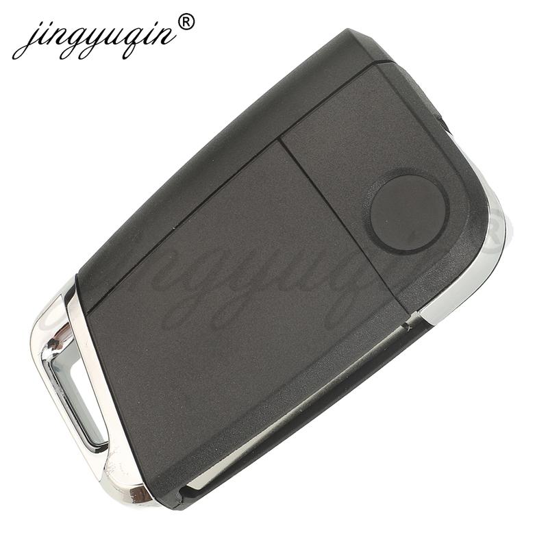 Jingyuqin 433MHz 5C/MQB49 Remote Car Key for VW T-Cross POLO 2019+ SKODA GOLF SEAT 2G6959752 /2G6959752D Keyless Fob Aftermarket