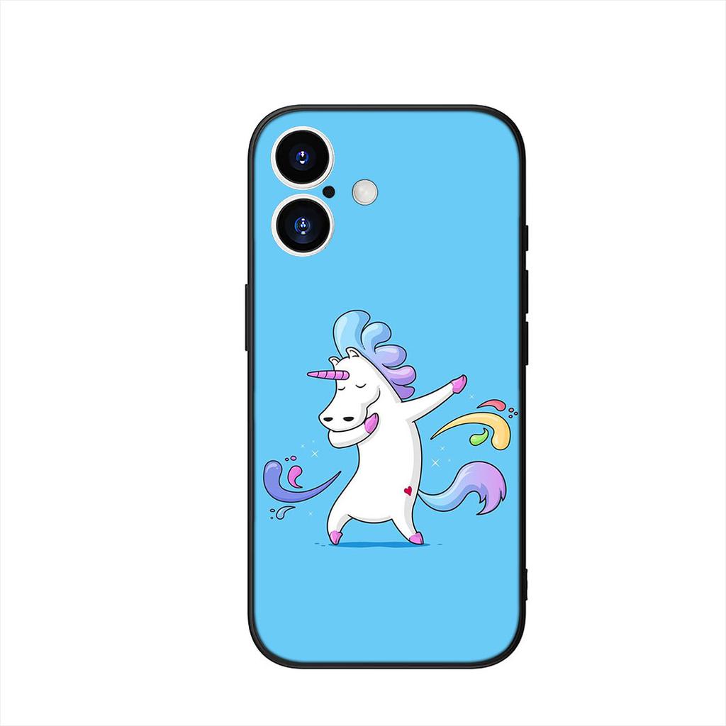 Cute Pink Unicorns Rainbow Cover Phone Case for Samsung Galaxy S25 S23 S22 S24 FE Ultra Plus A56 A05 A06 A15 A16 A57 S7 Edge