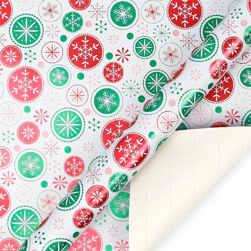 Gift Wrap Paper Decorative Christmas Patterns Paper Craft Paper Roll Large For Festival Birthday Gift Wrapping