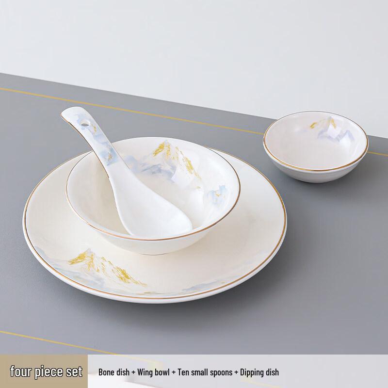 Endless Mountains New Chinese Ceramic Dish Set