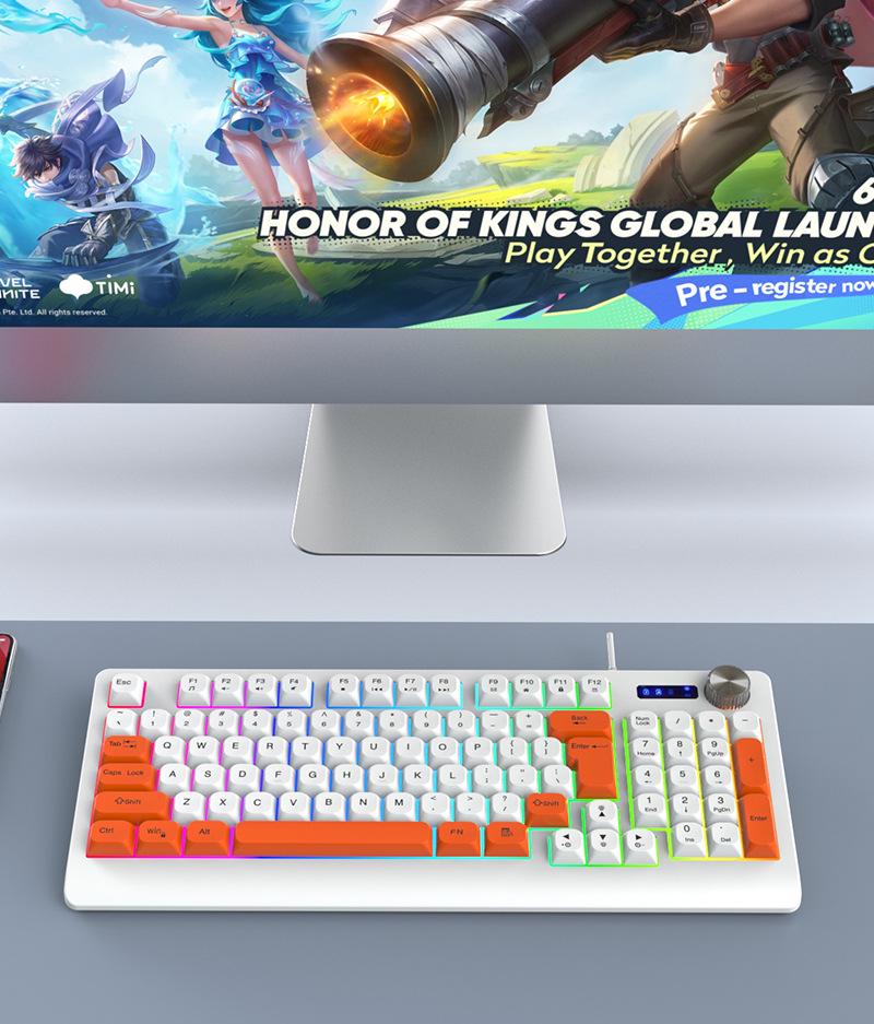 K93 Wired Gaming Keyboard - 93-Key RGB Mechanical Keyboard