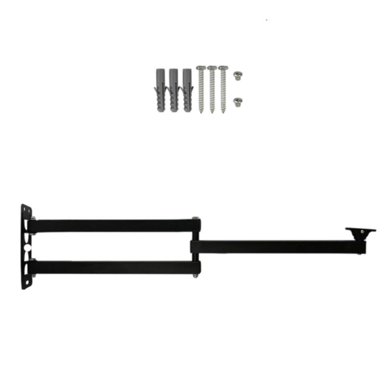 Flexible Articulating Projector Camera Mount Featuring Foldable Extension Arms 90 Degree Vertical Adjustment Metal