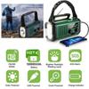 Portable  Solar Hand Crank Radio AM/FM/NOAA Weather Radio with Cell Phone Charger LED Flashlight 10000mAh Emergency Radio