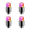1/4Pcs Car Wheel Lights Cap Auto LED Light Wheel Tire Tyre Air Valve Stem Caps Cover for Car Motorcycle Auto Lights Accessories
