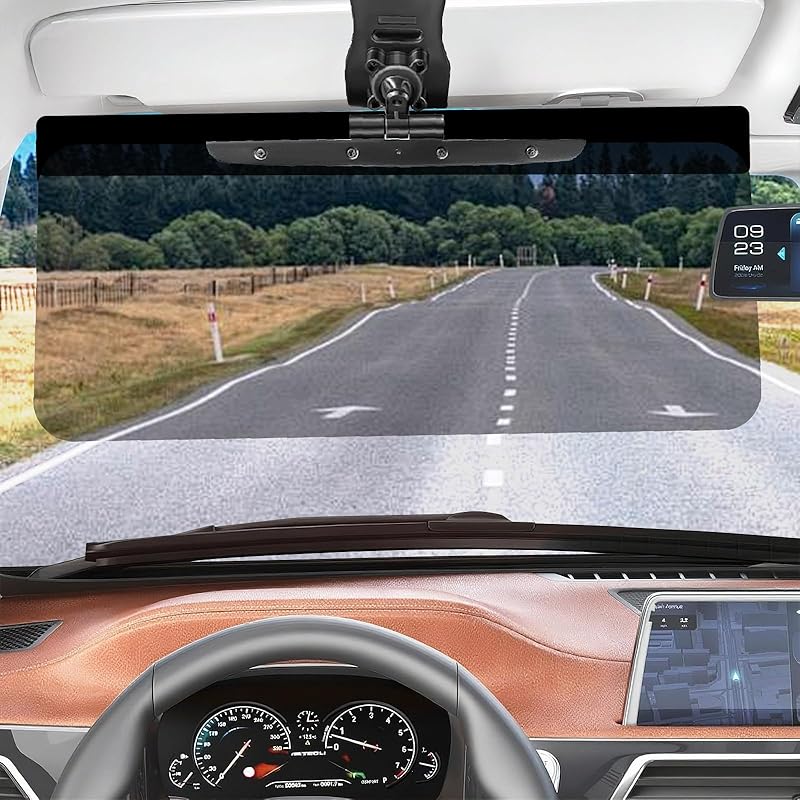 Upgraded Car Sun Visor Extender + Siding,Easy To Tall, Universal UV400 Anti-Glare Design, Effectively Resists Glare, UV Rays, And Snow Blindness, Car-Upgraded Siding