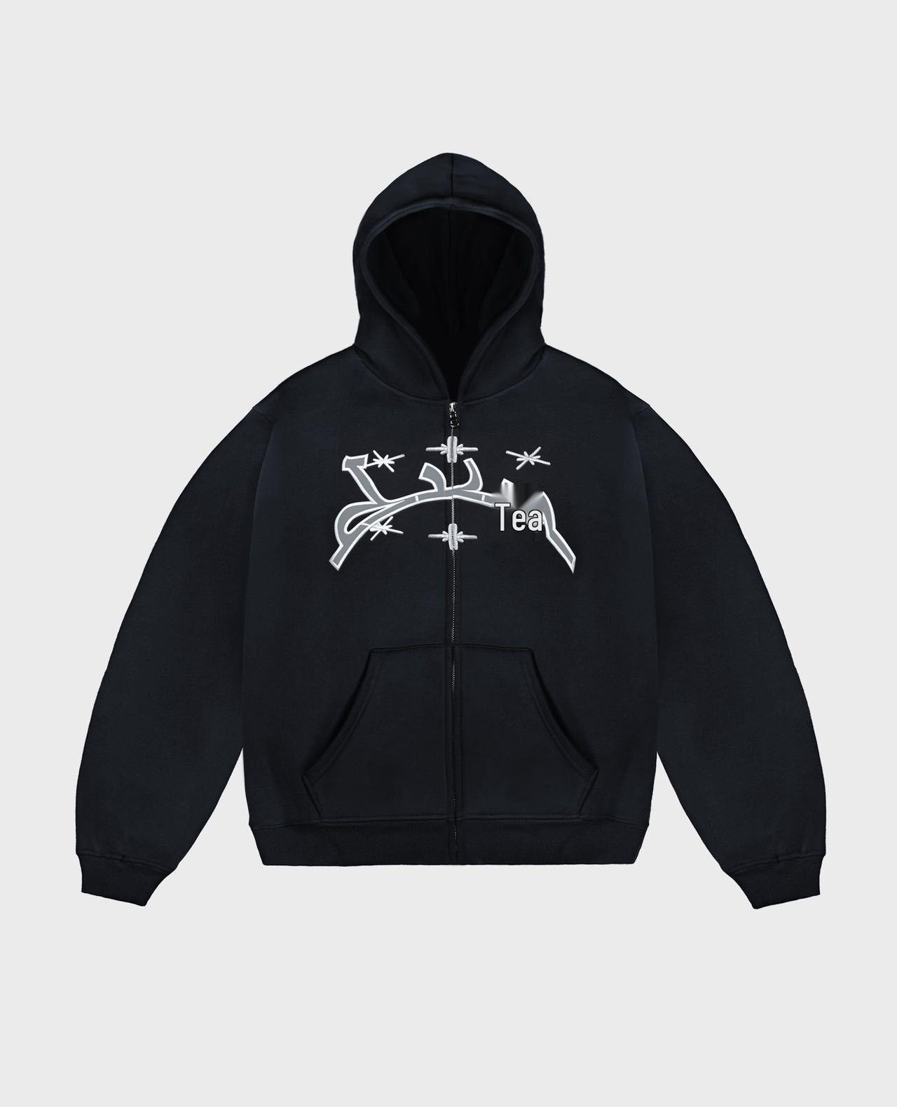 

Худи на молнии с вышивкой «Звездный свет» (Унисекс, Универсальный, 2025) S