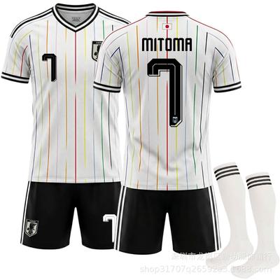 Soccer Uniform Set, Short Sleeve Football Jersey and Shorts Sportswear Kit for Training, Matches and Team Activities