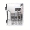 8 Pcs Set of Stone Drill Bits Impact Drill Bit Combination Two Pits and Two Grooves Alloy Concrete Drilling Woodworking Tools