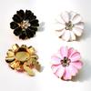 Sophisticated Florals Pattern Cufflinks Metal Button For Stylish Shirts