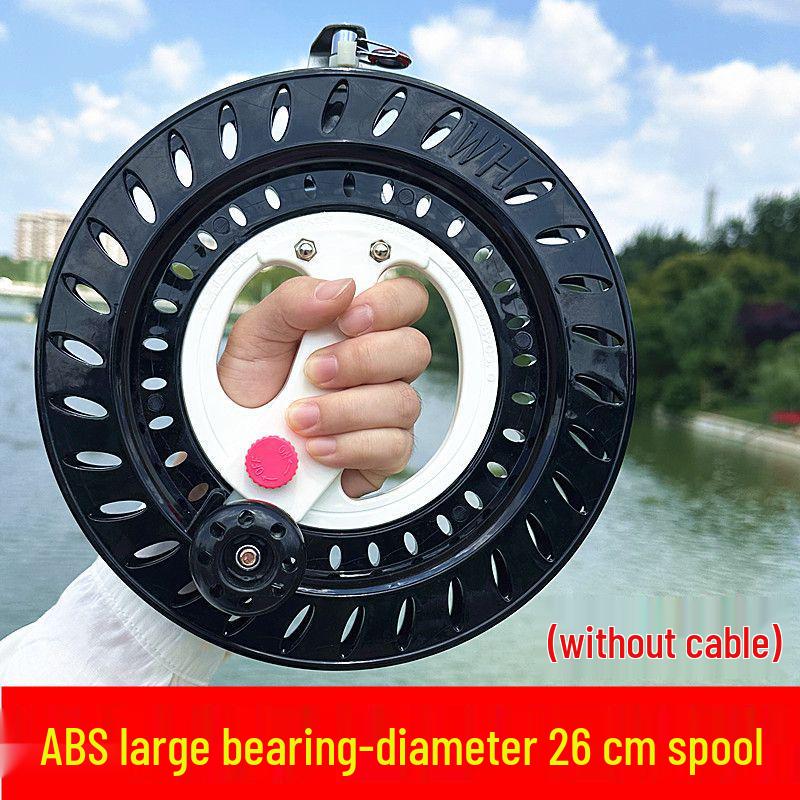 ABS Large Bearing Boat Fishing Hand-Cranked Kite Reel & Spool Winder