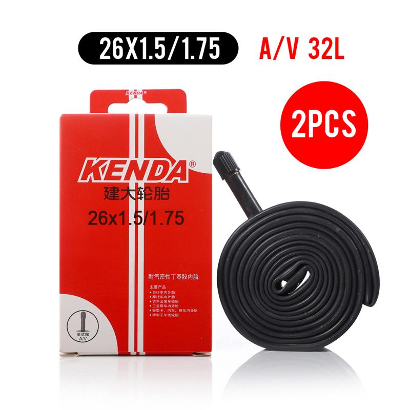 2PCS KENDA bicycle inner tube 26/27.5/29 camera Schrader Presta valve 48L inner tube mountain bike tubes tire chambre air