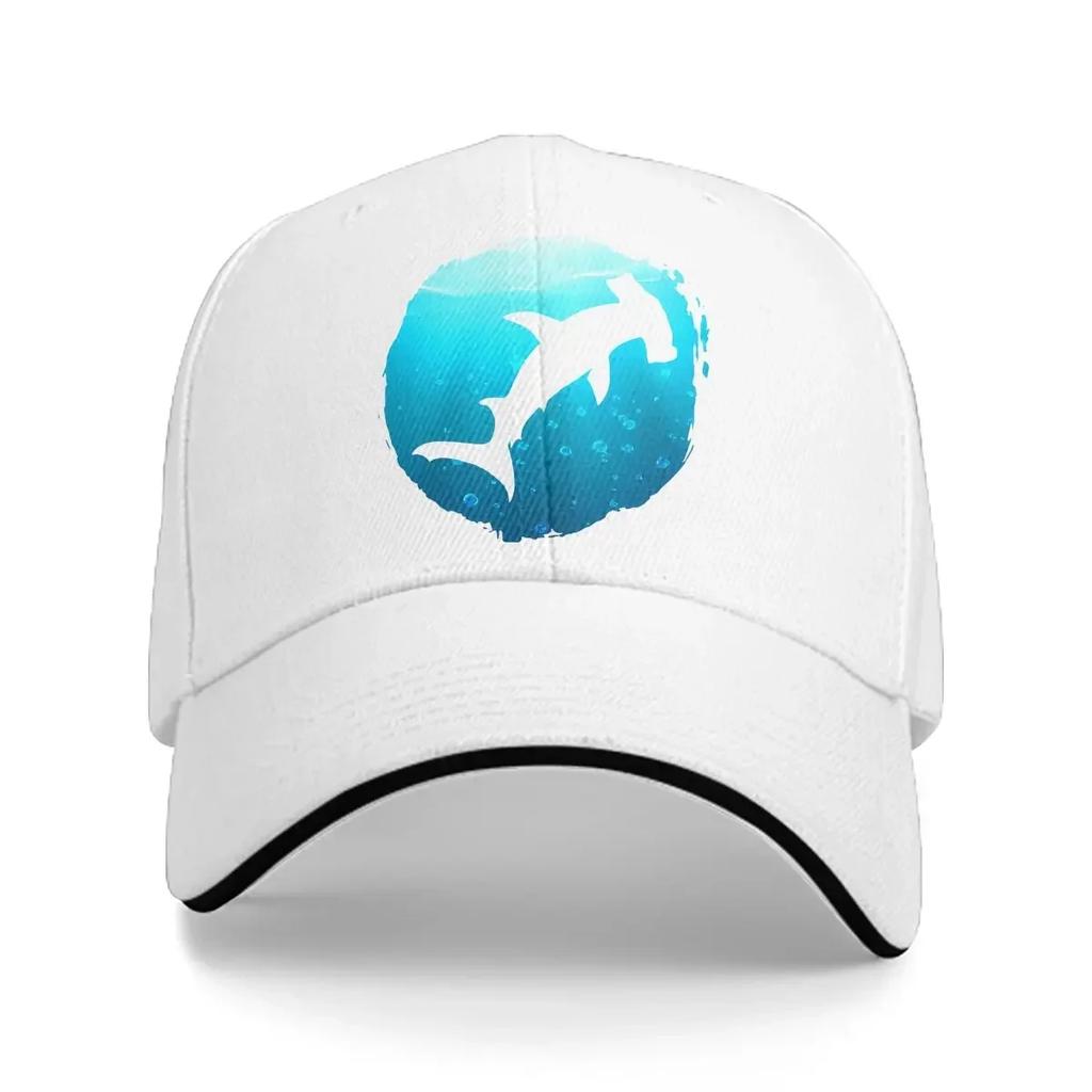 Hammerhead Unisex Baseball Caps Peaked Cap Shark Scuba Diving Sun Shade Hats for Unisex Women