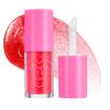 Too Faced Kissing Jelly Non Sticky Lip Oil Gloss 0.15 Oz Sour Watermelon Electric Coral Red
