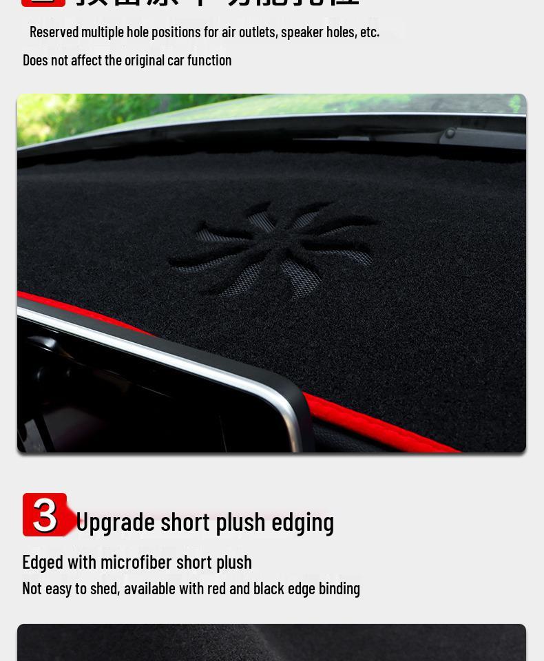 Sunshade & Light-Blocking Mat for New Baojun RC-5 Dashboard & Interior
