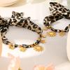 Retro Leopard Print Bowknot Necklace - Luxury Clavicle Chain for Women