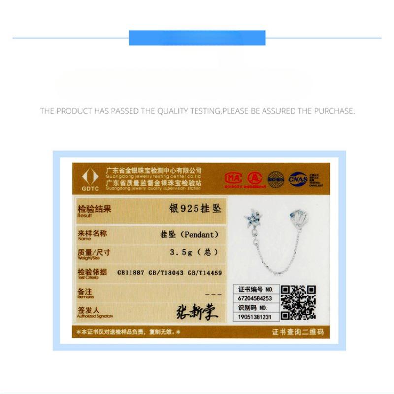 S925 Silver Starfish Silicone Positioning Safety Chain, Summer Vacation Diy Bracelet Beaded Jewelry Accessories